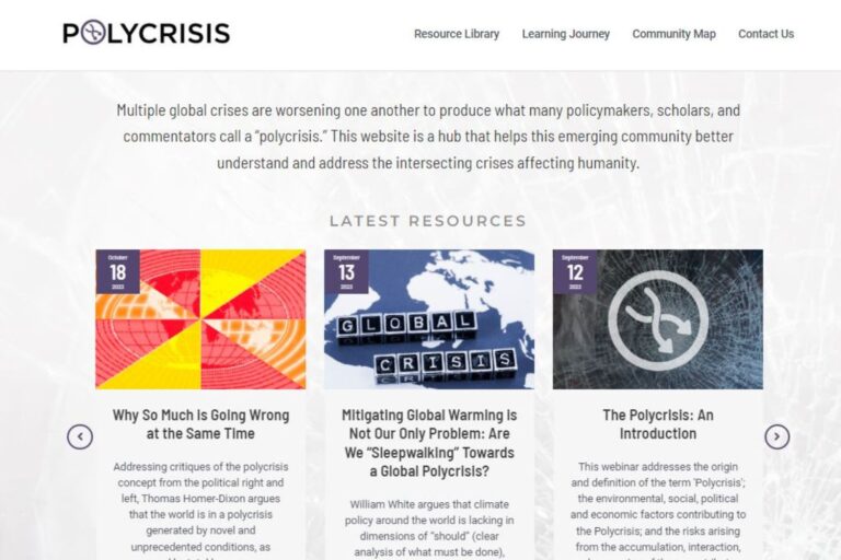 A hub for the growing polycrisis community - Cascade Institute