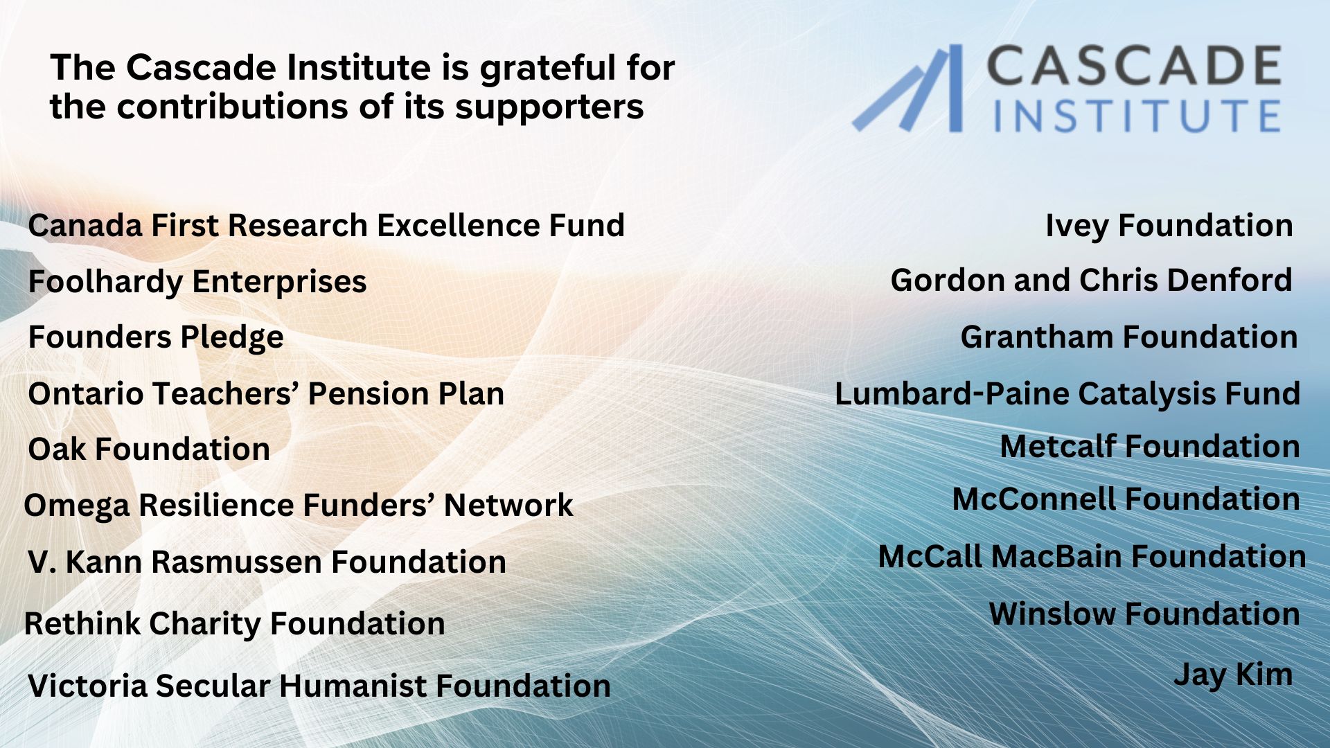 CI Supporter Recognition Slide - January 2024