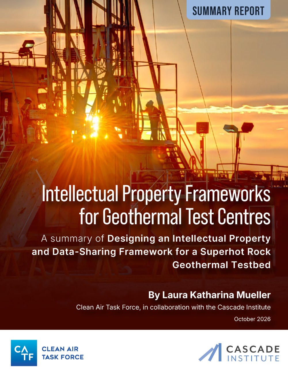 Cover of Intellectual Property Frameworks for Geothermal Test Centres